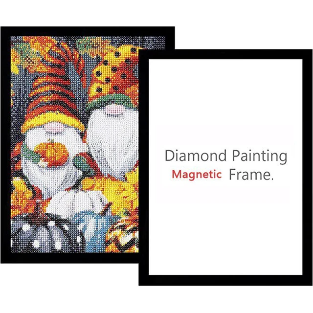 DIY Diamond Painting Frame 8K A3 A4 Colorful Magnetic Picture Frames PVC  Self-Adhesive Photo Magnets
