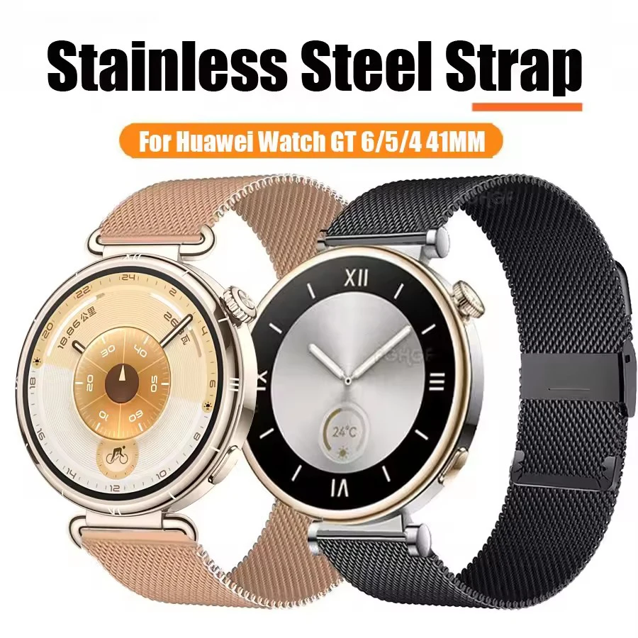 Stainless Steel 18mm Adjustable Watch Strap Bracelet