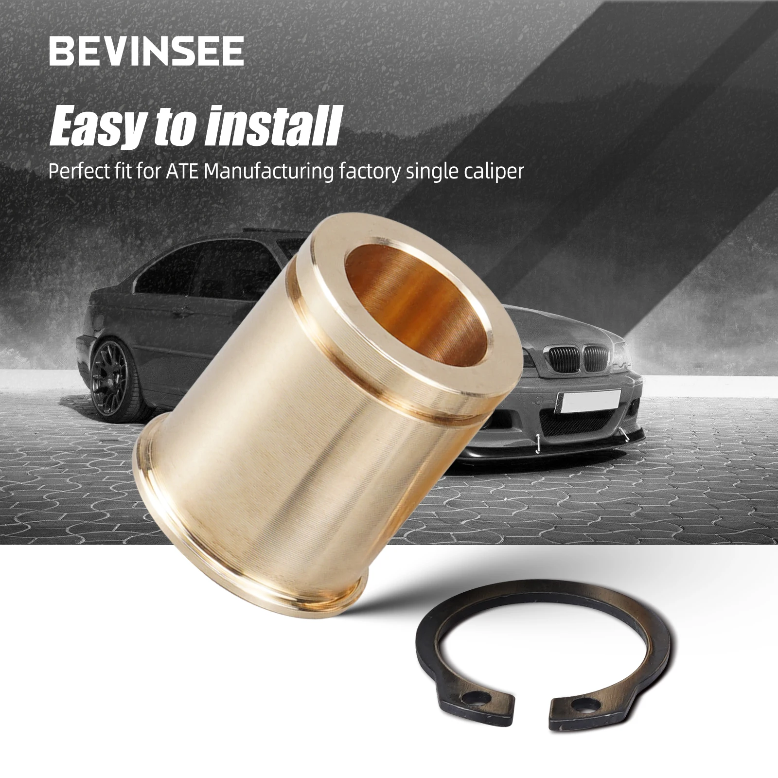Brass Brake Caliper Guide Bushings for BMW E36 E46 E92 E90 E91 E93 E30 E82 E88 E28 E34 E39 E24 E32 E31 Z3 Z4 325i 328i BEVINSEE
