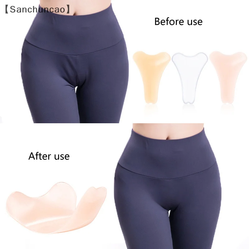 Camel Toe Concealer Reusable Traceless Invisible Adhesive Silicone For Women Leggings Swimwear Activewear Waterproof Cover Pad 2