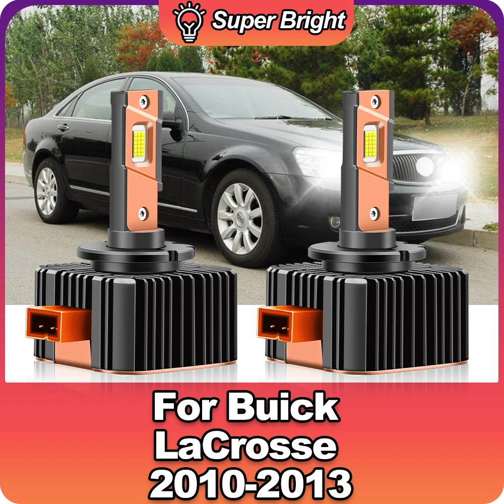 LED Light 90W 30000Lm Headlight Bulbs for Car HID To LED Bulb 6000K White Auto Lamps Plug&Play For Buick Regal 2011 2012 2013