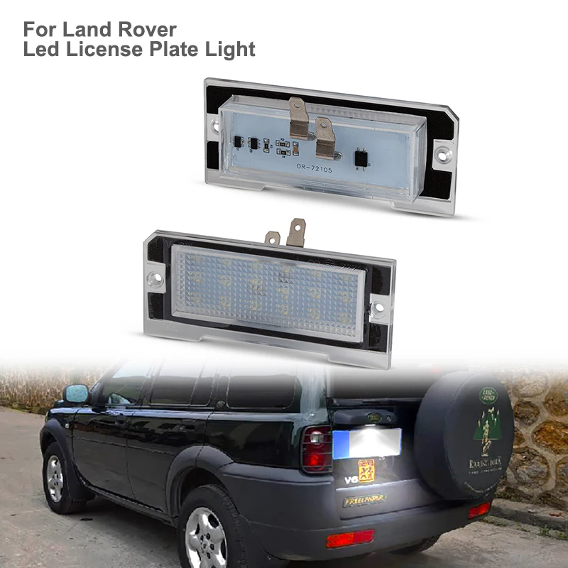 

1Pcs LED Number License Plate Lights Lamps Canbus For Land Rover Freelander Mk1 L314 1997-2006 OEM XFC100540