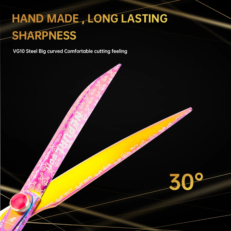 VG10 Steel High-quality 7.5 Inch Professional Pet Scissors For Dog