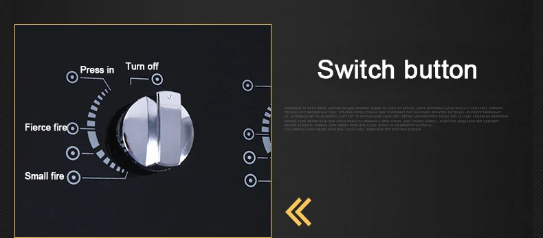 Embedded Tempered Glass Liquefied Petroleum Gas Double Stove Energy-saving Electronic Ignition Gas Stove