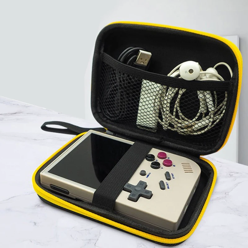 1Pc Borsa Nera Per Rg35Xx Per Rg353V Retro Lettore Di Giochi Portatile Custodia Nera Di Console Per Videogiochi Mini Borsa Portatile