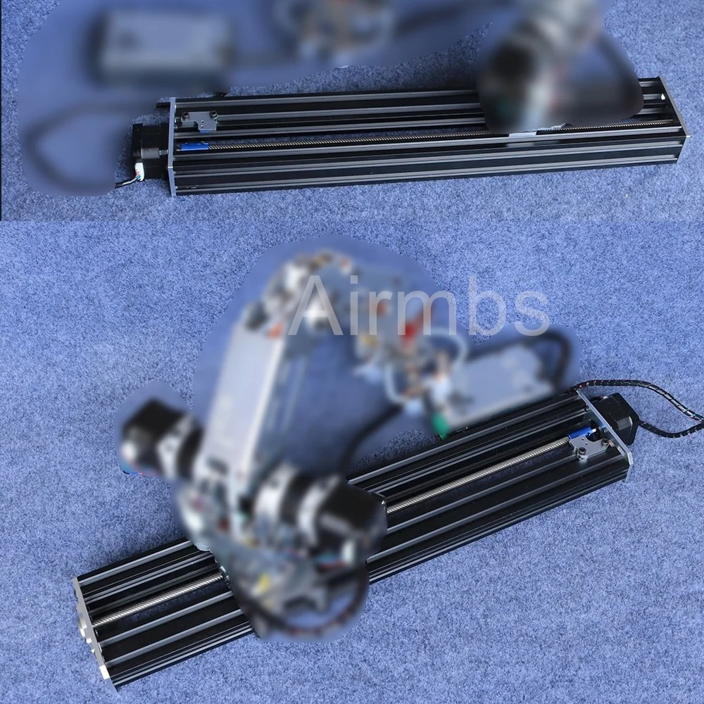 540mm 길이 다축 로봇 팔 이동 슬라이드 테이블 슬라이딩 트랙(로봇 팔 제외)..