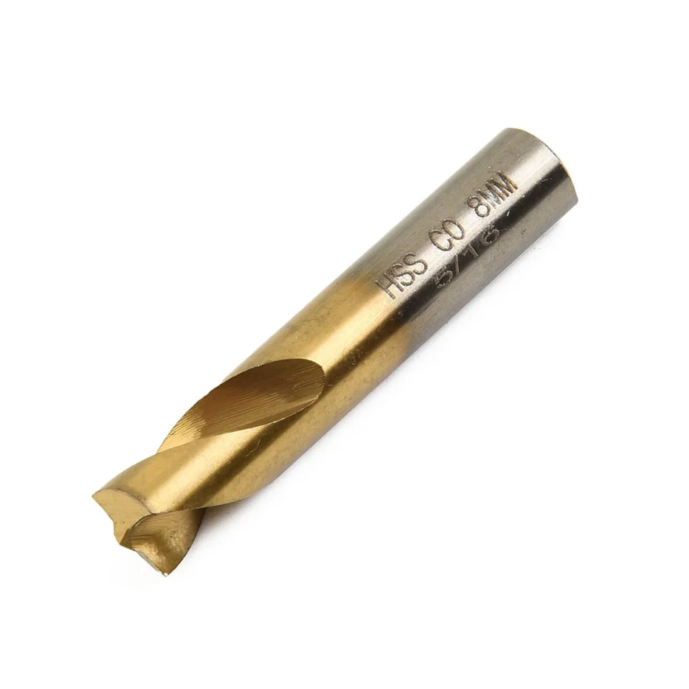 

4 Pcs Drill Bit Countersink Bit Welding Drill Bit Fine Workmanship Gold/Silver HSS Cobalt No Burr Titanium Plating