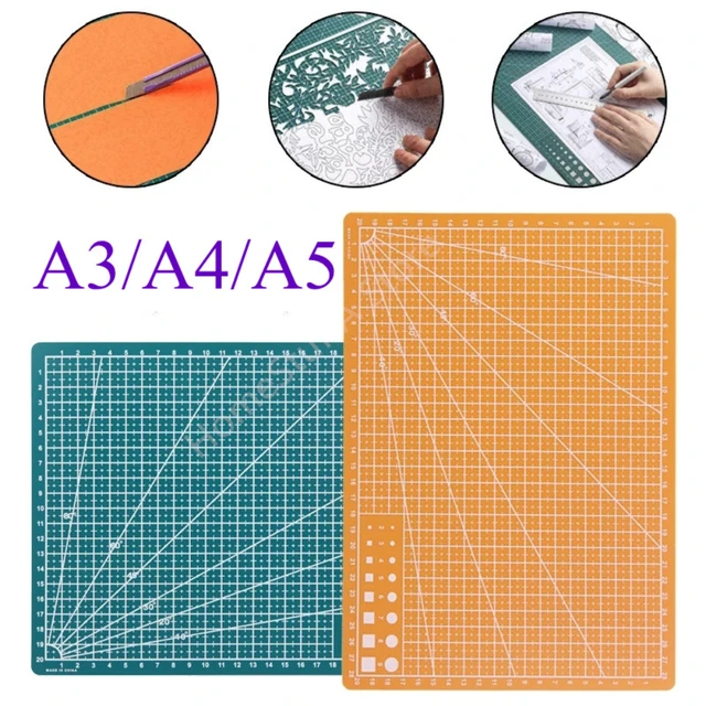 Single Sided PVC Cutting Pad A3/A4/A5 DIY Sewing Scrapbooking Art Patchwork  Cut Pad Underlay Cut Mat Board for Desktop Tool - AliExpress