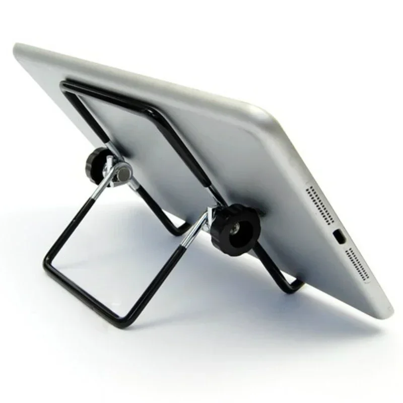 Desktop Metal Steel Multi-angle Non-slip Portable Foldable Adjustable Stand Holder Pad Tablet Stand Holder