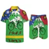 Albert Hoffman Bicycle Day Men Sets 1943 Cycle Trip Acid Day Casual Shorts Summer Short Sleeve Novelty Fitness Outdoor Shirt Set 2