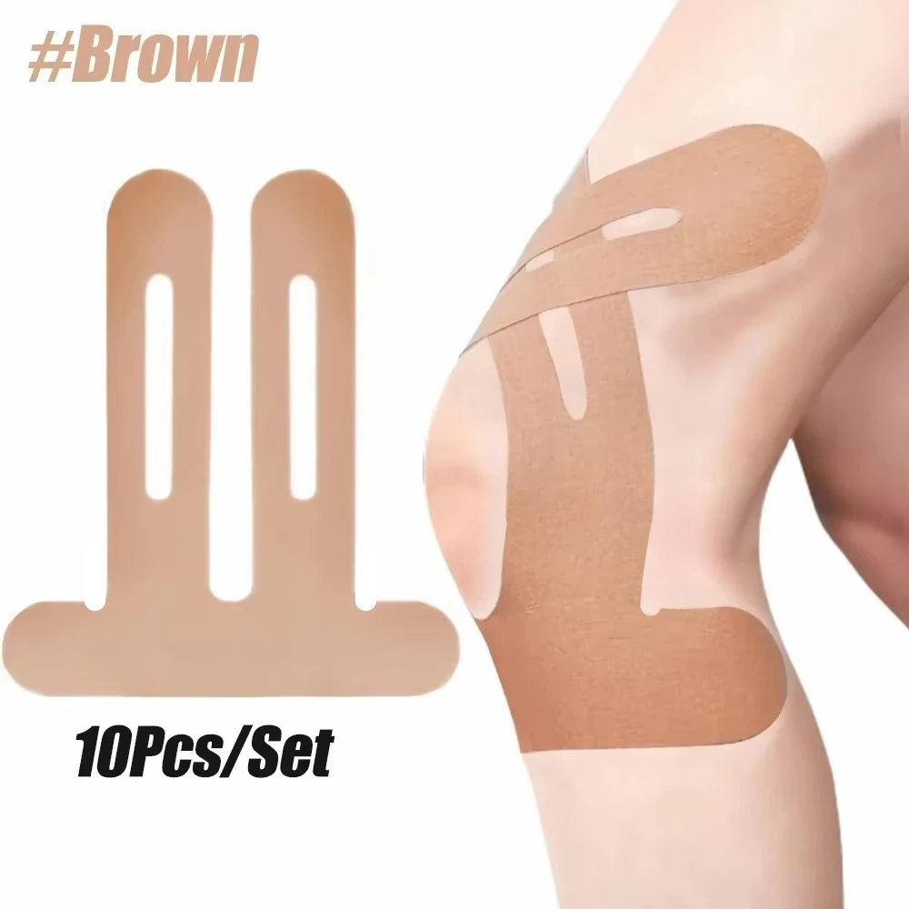 10PCS Kinesiology Tape for Knees,Waterproof & Elastic,Breathable Knee Tape,Athletic Tape Provide Support & Stability for Running BEST SELLERS