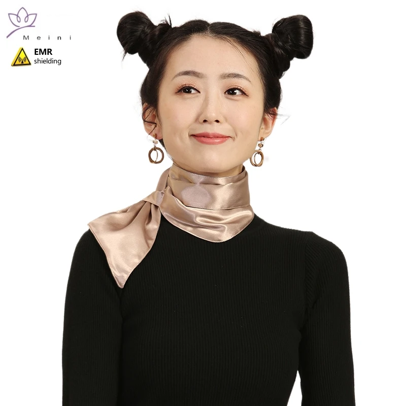 

Genuine radiation protection silver fiber scarf Household appliances, office equipment Electromagnetic radiation shielding scarf