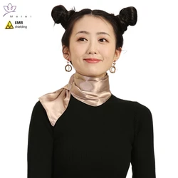 Genuine Electromagnetic radiation protective scarf thyroid protection EMR,EMF shielding silver fiber scarf