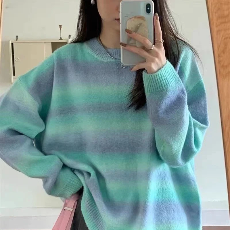 50g Fantasy Color Dyed Sweater Yarn DIY Hand-knitted Gradient Crochet Thread Wool Mohair Scarves Socks Gloves Material
