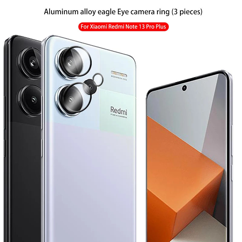 Hawk Eye Lens Ring Per Xiaomi Redmi Note 13 Pro Plus 5G Readmi Note13 4G Lega Di Alluminio Eagle Eye Camera Ring Note13Pro 13