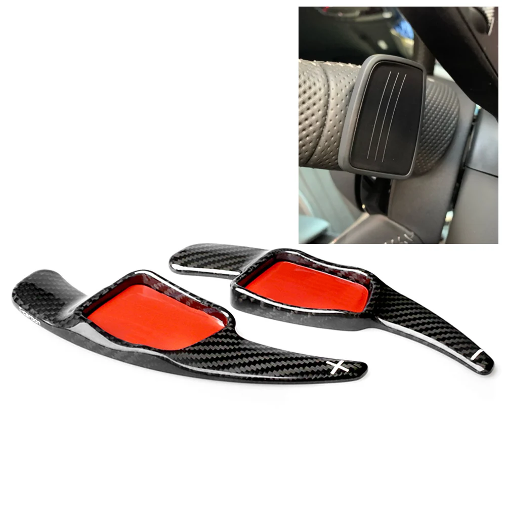 

Carbon Fiber Steering Wheel Shift Gear Paddle Extension For Audi A3 A5 S3 S4 Q2 S5 2017 & A4L Q7 TTS 2016-2017 & TT 2015-2017