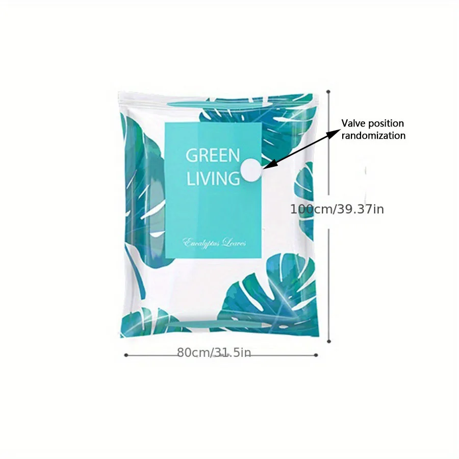 Spacious Dustproof Storage Pouch with Vacuum Compression Feature