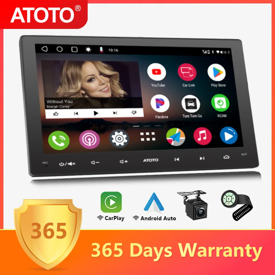 ATOTO a6 Android 9インチ　A6G209PF 　GPS ATOTO 9 inch 2DIN Android Car Stereo GPS Navigation Display