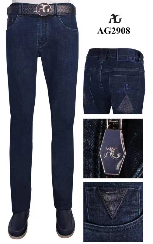 

BILLIONAIRE OECHSLI Jeans Cotton thick men 2023 Autumn Winter new comfortable elasticity embroidery high quality big size 31-40