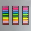 200 Sheets  Transparent Sticky Notes Tab Self-Adhesive Kawaii Clear Bookmarkers Annotation Books Page Marker Stationery 4