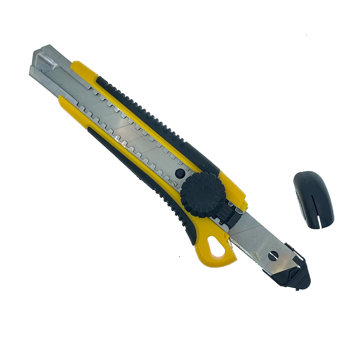 50 Pack Retractable Box Cutters - 18mm Wide Blade Utility Knives For Shipping & Crafts