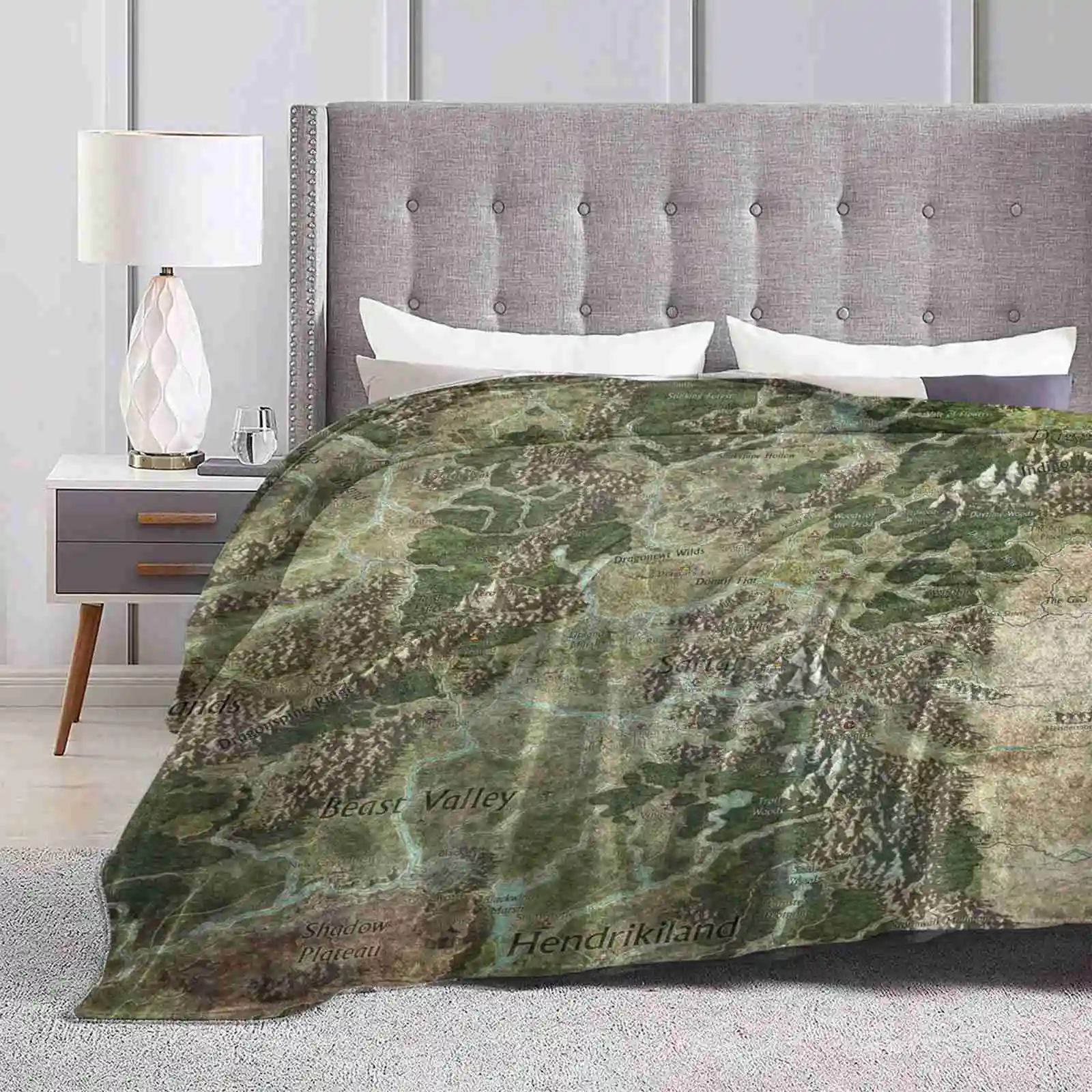 Dragon Pass And Surround Regions Di Spencer Sanfilipo Soft Warm Throw Coperta Chaosium Inc Runequest Glorantha Heroquest