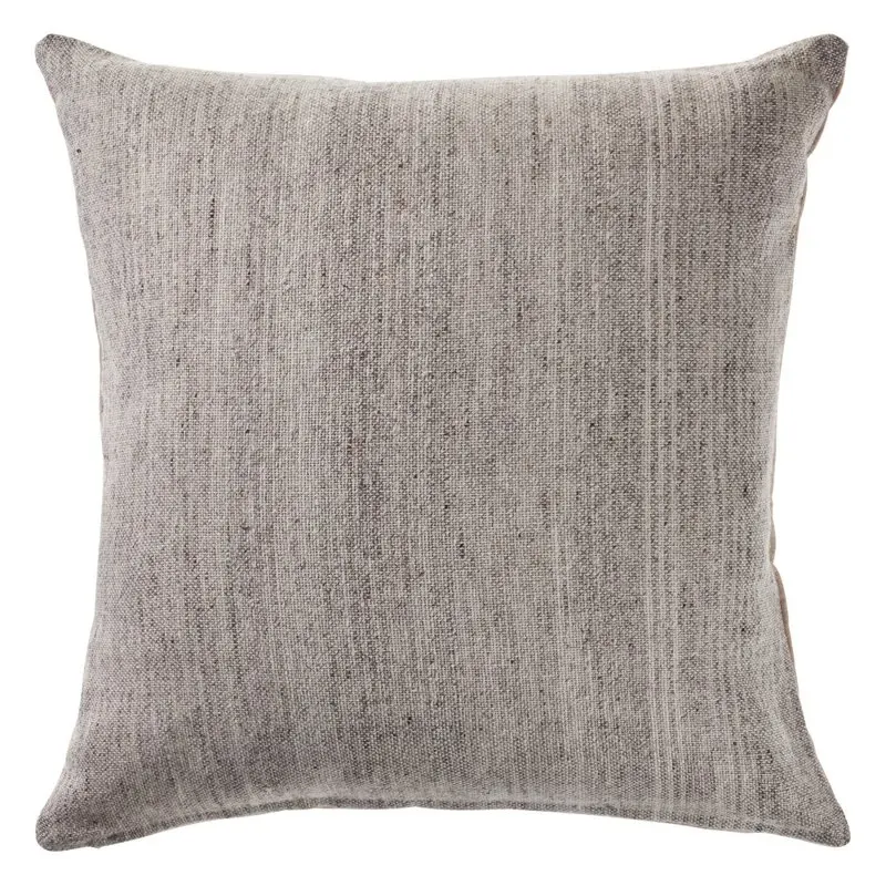 

x 20" Hand-stitched Gray Solid Cotton Blend Pillow Cover