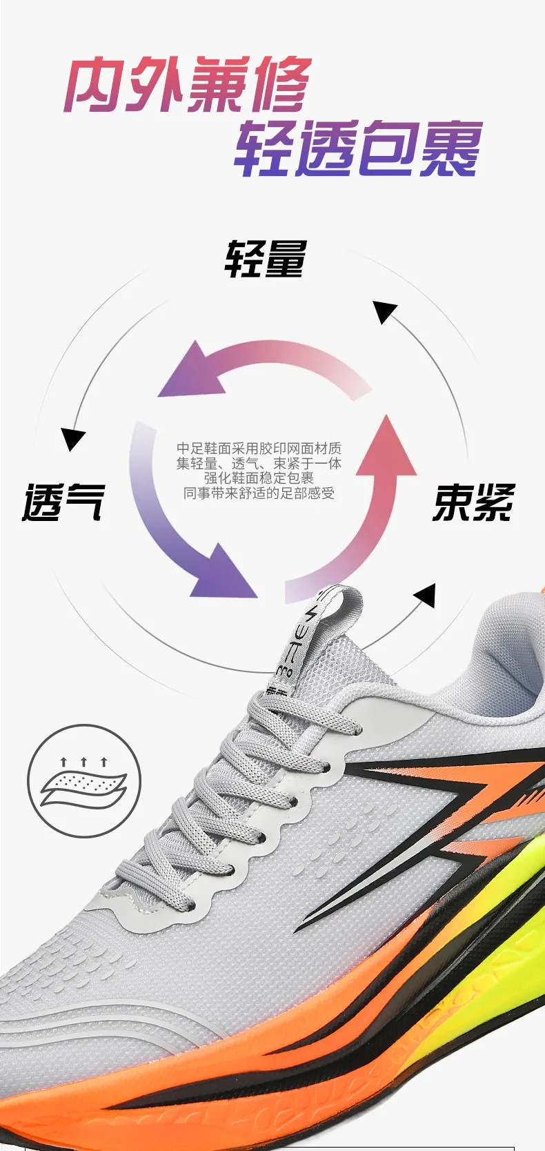 Marathon Running Shoes Men Carbon Board Sports Breathable Lightweight Women's Comfortable Athletic Nonskid Sneakers Casual 2026 S43b537f20bac4b5faba8cfba70930017X