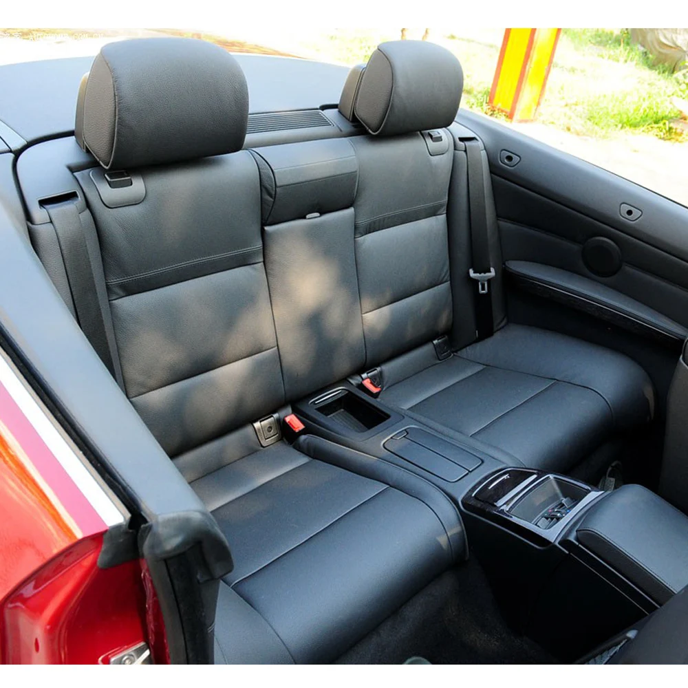 BMW 3 시리즈 카브리올레 E93 2007 2008 2009 2010 2011 2012 2013 맞춤형 가죽 카시트 커버 자동차 스타일링