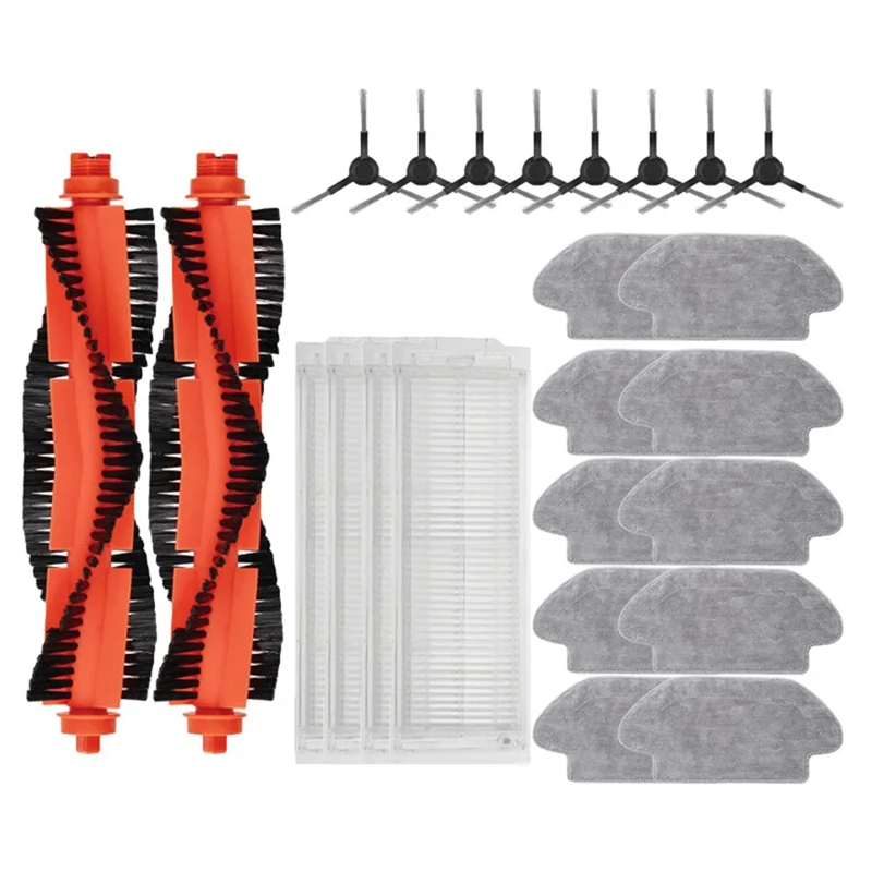 

For Xiaomi Robot Vacuum S10 S12 B106GL / Mop 2S XMSTJQR2S Parts Accessories Main Side Brush Filter Cloth
