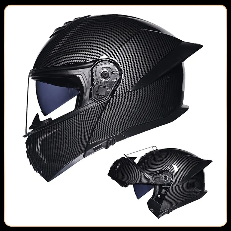 

2024 DOT Approved Personalised Full Face Motorcycle Flip Up Helmet Men Women Safety Downhill Motocross Racing Modular Casco Moto