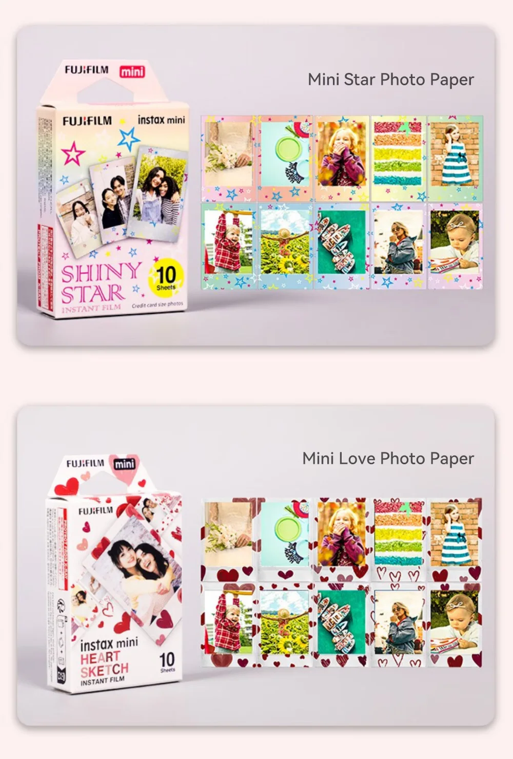 Description Picture 5 of itemOriginal Fujifilm Instax Mini 12 11 Film Photo Paper various styles For 9 SP2 70 7cs 8 11 25 90 50 Camera Lomo liplay link