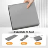 Ecological, Tpe, folding yoga mat, for travel, physical exercise, double-sided, anti-slip, Pilates and floor exercise 2