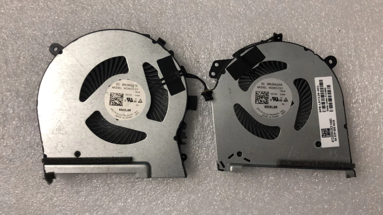 Кулеры для компьютера HP Omen 15-DH DH002NR 15-DH0015NR TPN-C143 L64443 L57329 001 вентилятор охлаждения