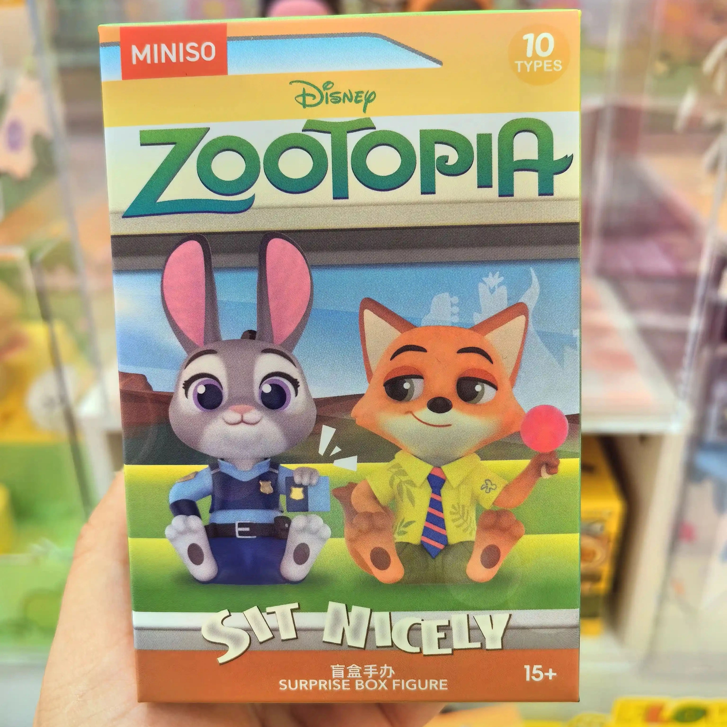 Miniso Zootopia Series Cute Judy Hopps Nick Wilde Nick Blind