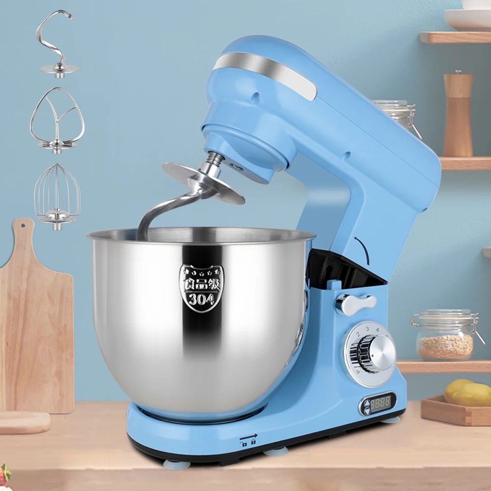 Hot Sale  Duty  Stand Mixer 6QT 600W Dough Baking Mixer Machine Food  Home Kitchen Appliance Cake Aid Planetary  Food Mixers