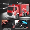 2.4G Remote Control Fire Truck Car Model Spray Water Ladder Simulation Rescue Engineering Vehicle Children Toy Boy Gift 6