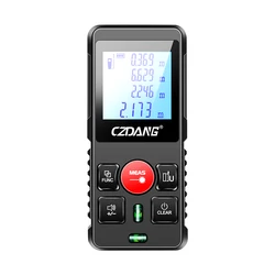 High Precision Laser Distance Meter and Electronic Ruler - 120m (Black)