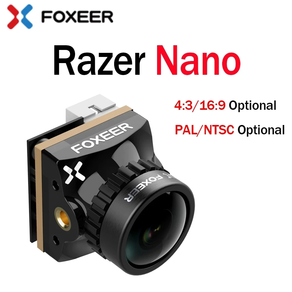 Камера Foxeer Razer Nano HD 1 8 мм M8 1200TVL PAL NTSC 4:3 16:9 FPV с низкой задержкой 4 5-7 в для РУ