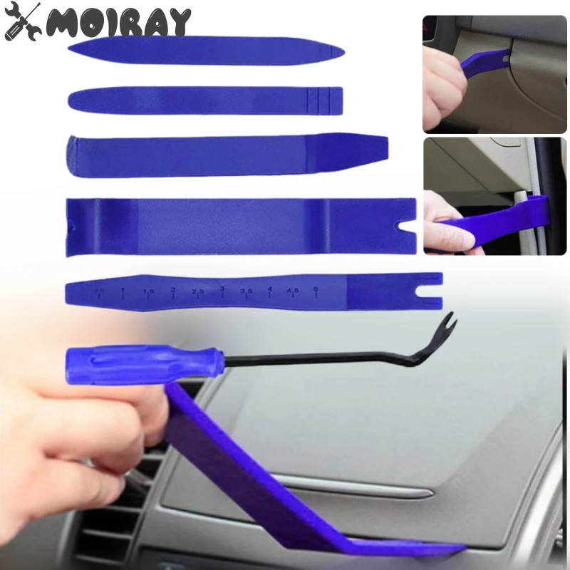 

Auto Door Clip Panel Trim Removal Tool Car Audio Disassembly Kits Navigation Disassembly Installer Prying Automobile Nail Puller