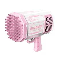 69 Holes Electric Bubble Gun Automatic Gatling Bazooka Bubble Machine With Light Children Outdoor Soap Bubble Blowing Toys - Image 6