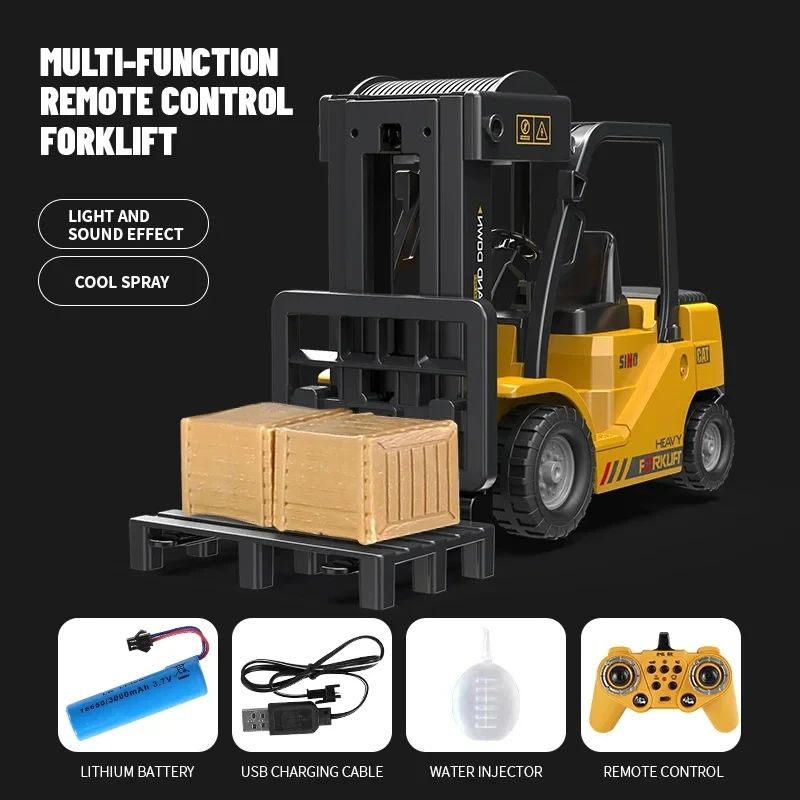 Trucks Forklift 2.4G Children Toys Remote Control Cars Toys for Boys Cranes Liftable Stunt Car Electric Vehicle for Kids Gift Trucks Forklift 2.4G Children Toys Remote Control Cars Toys for Boys Cranes Liftable Stunt Car Electric Vehicle for Kids Gift