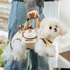 Pets Outdoor Carrying Bag Small Dogs And Medium-sized Cats with Harnesses Clip Adjustable Shoulder Handheld for Hiking Daily Use