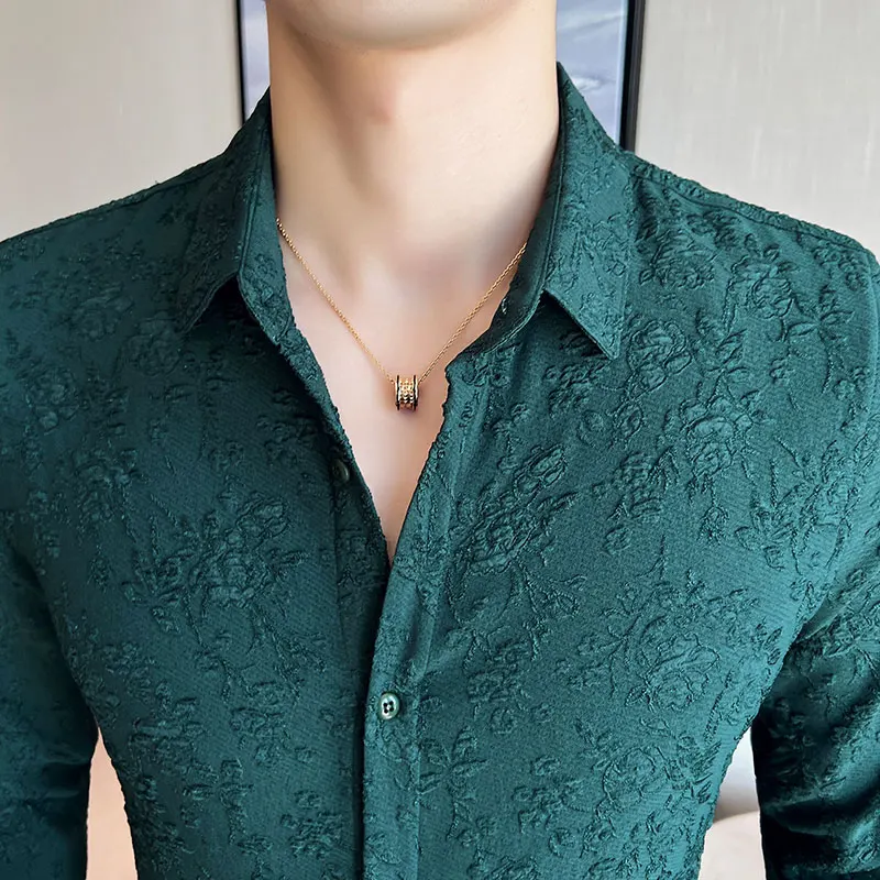 JACQUARD Imported Shirts, Party Wear