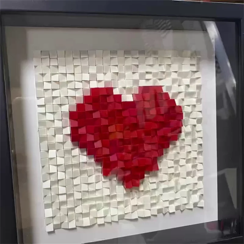 

Valentine's Gift Forever Love Creative Decoration Bricks Photo Frame Collections Bulk Modular Toy MOC DIY Building Block