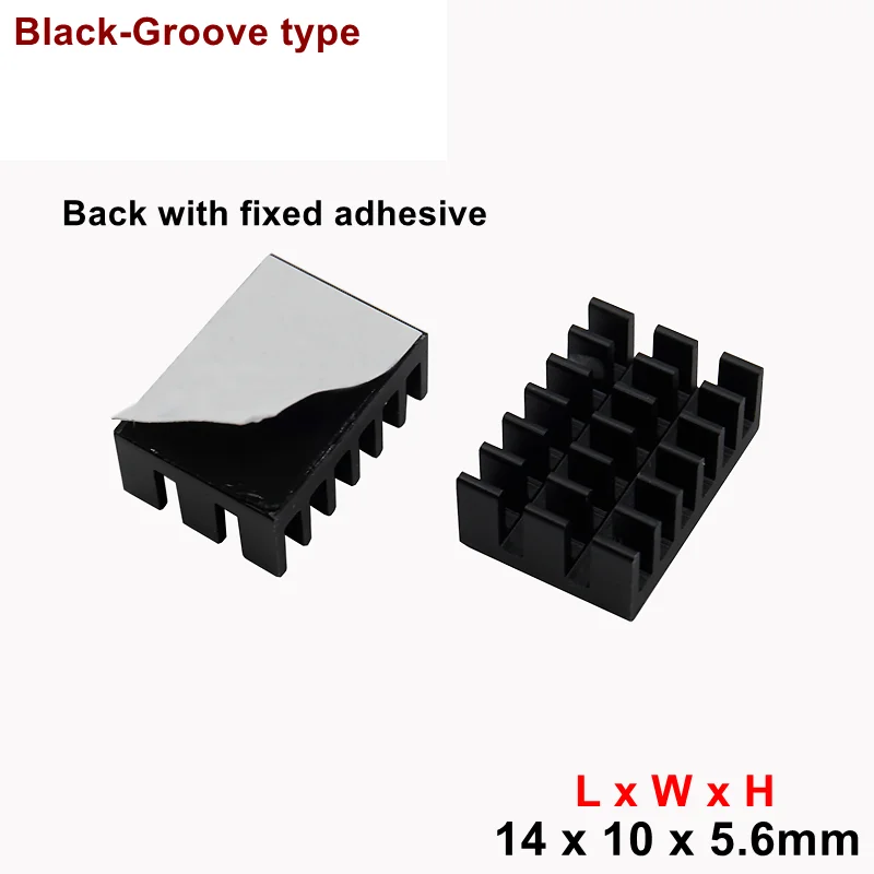 10-Pack Aluminum Heatsink Radiators for Enhanced Heat Dissipation