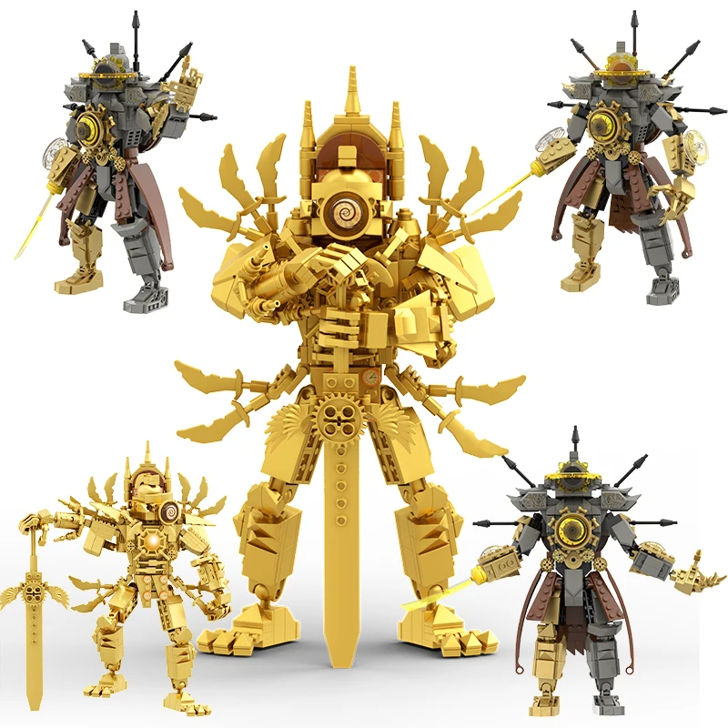 New Skibidi Toileted Building Blocks Titan Clock King 2.0 TVman Cameraman Speakerman Bricks Toys for Kids Birthday Xmas Gift 2