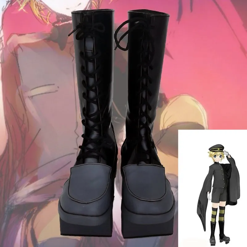 

Thousand Cherry Trees Blossoms Senbonzakura LENCosplay Boots Comic Costume Shoes