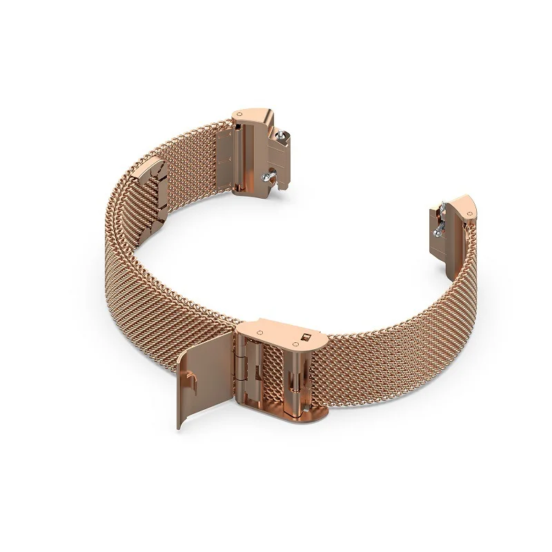 Esdi Milanese 팔찌 스트랩 Fitbit inspire inspire HR 스테인레스 스틸 손목 밴드 루프 벨트 Fitbit inspire Watch band