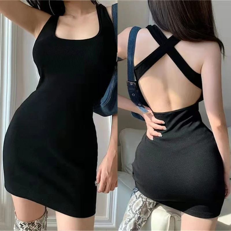 KHDR Body Estampado Sin Mangas Con Cuello Halter Y Espalda Descubierta